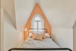 Down the Hall The Peach Suite Awaits - With a Soft Queen Bed Inviting You to Sink Into Restful Dreams